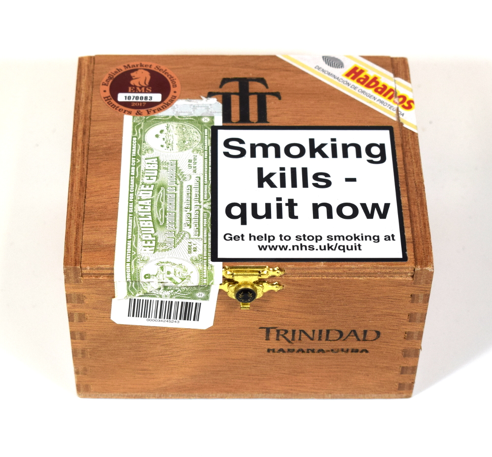 Empty Trinidad Reyes (24) Cigar Box